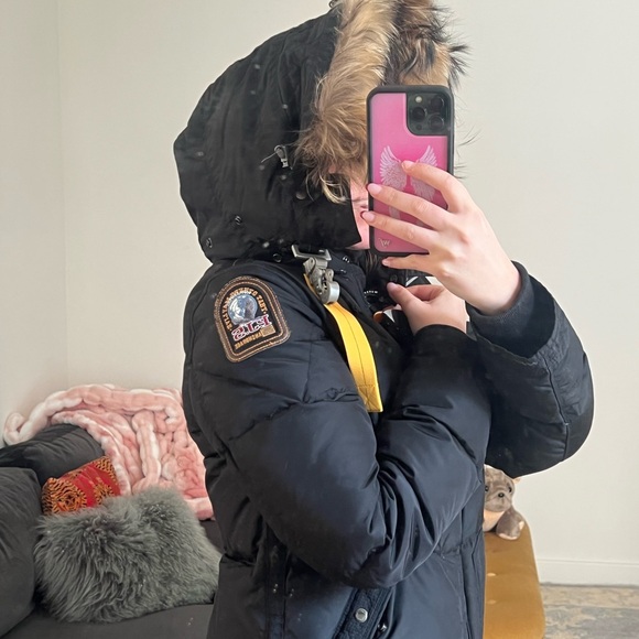 Parajumpers Puffer Coat with Fur Hood - Picture 9 of 13